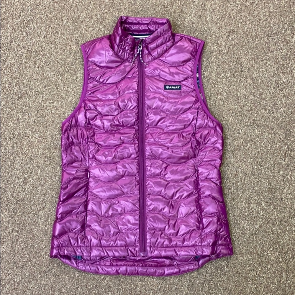 Womens Ariat Ideal 3.0 Down Vest - Imperial Violet